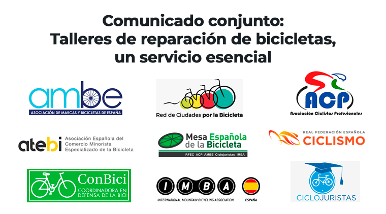 Comunicado conjunto Talleres de reparacion de bicicletas un servicio esencial